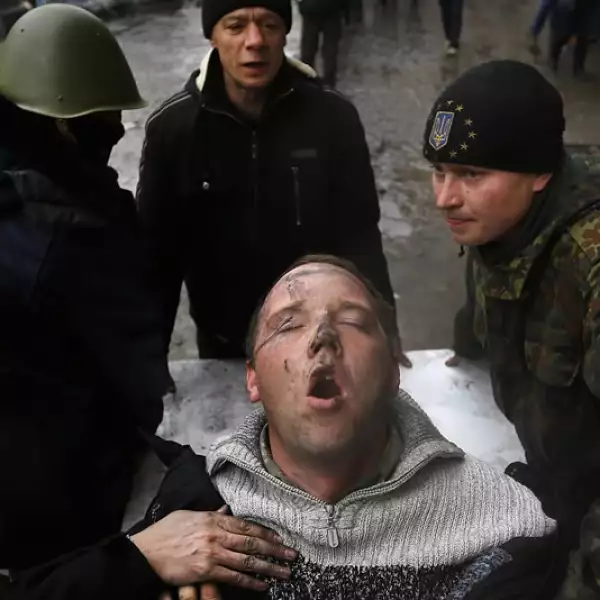 Protestas contra el gobierno en Ucrania