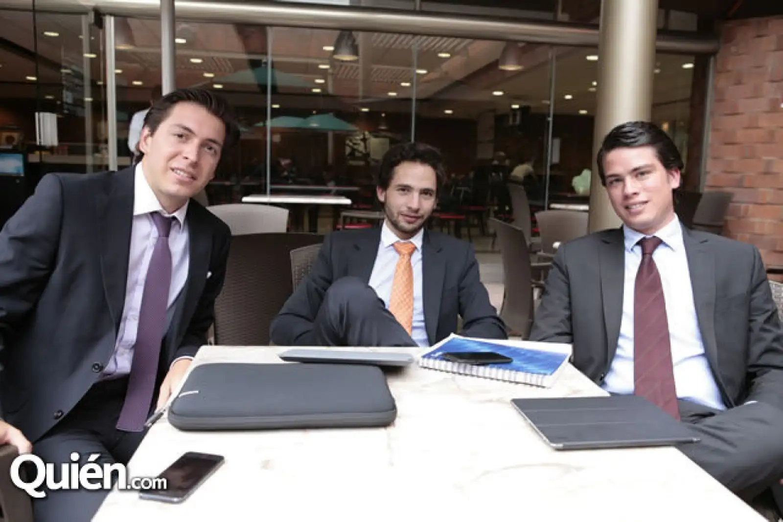 Agustín Montes de Oca, Carlos Karam y Joaquín Lavalle