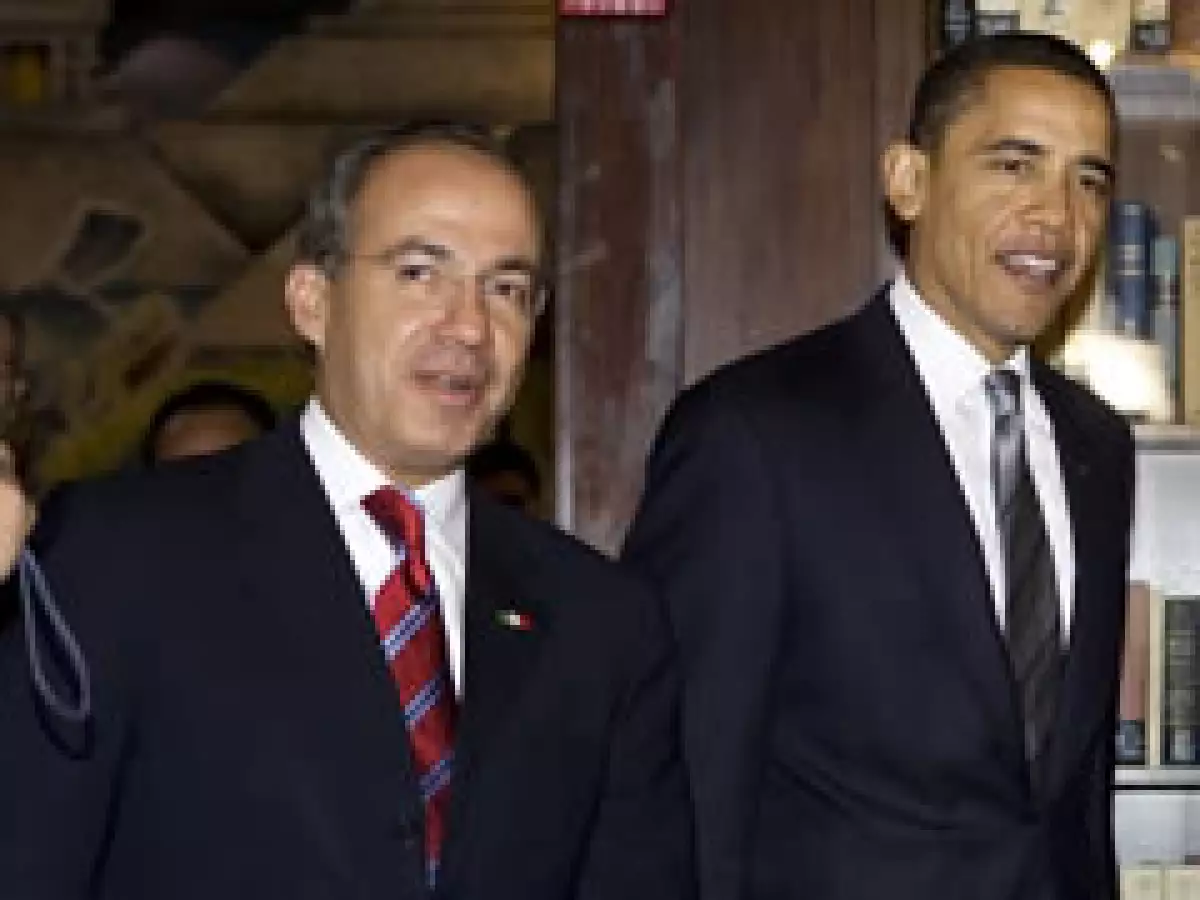 El presidente Calderón se entrevistó con Obama en Washington. (Foto: Reuters)