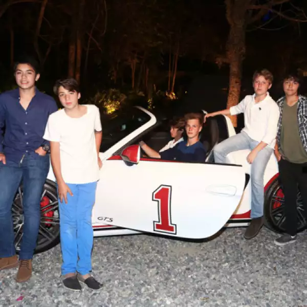 Jesús Espirza, Adrian Crisantos, Rocco Brignone, Paulino Valdés, Giancarlo Brignone y Milo Ordisone