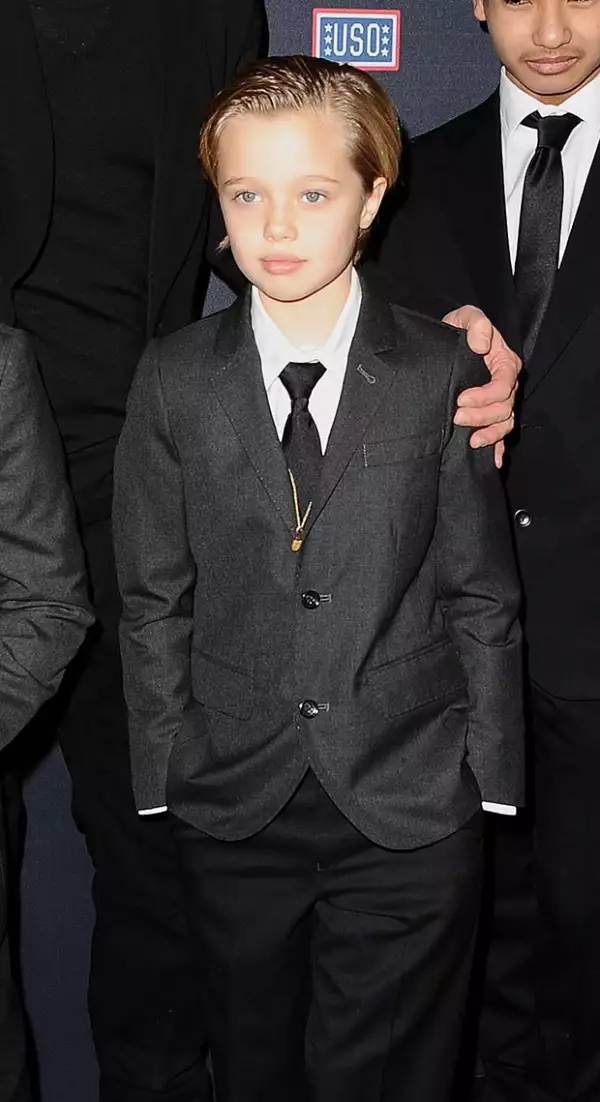 Desde muy pequeña, Shiloh se ha inclinado por un estilo tomboy.