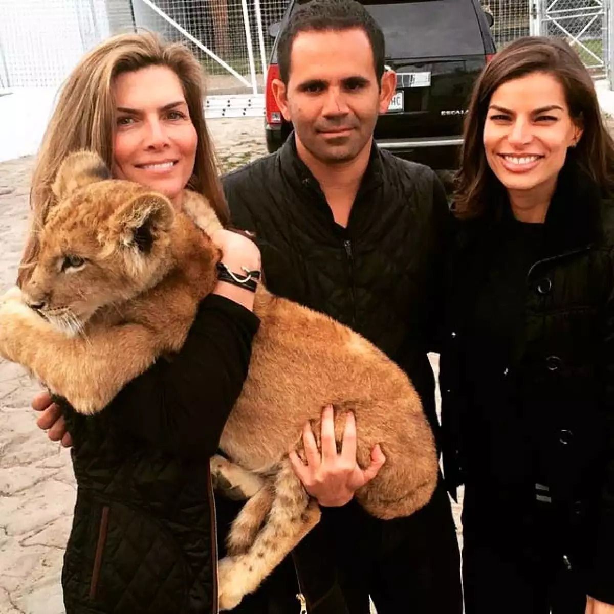 Las amigas disfrutaron de un sábado en compañía de leones, tigres y jaguares, sus nuevos amores.