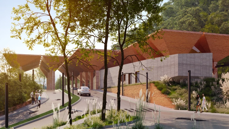 La estación de Boca del Cerro es diseñada por Cámara+Cámara Arquitectos