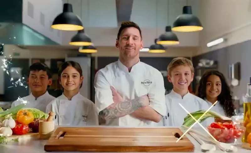 Leo Messi se convierte en chef