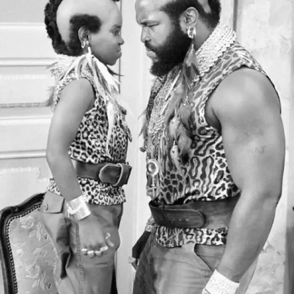 Gary con Mr. T.