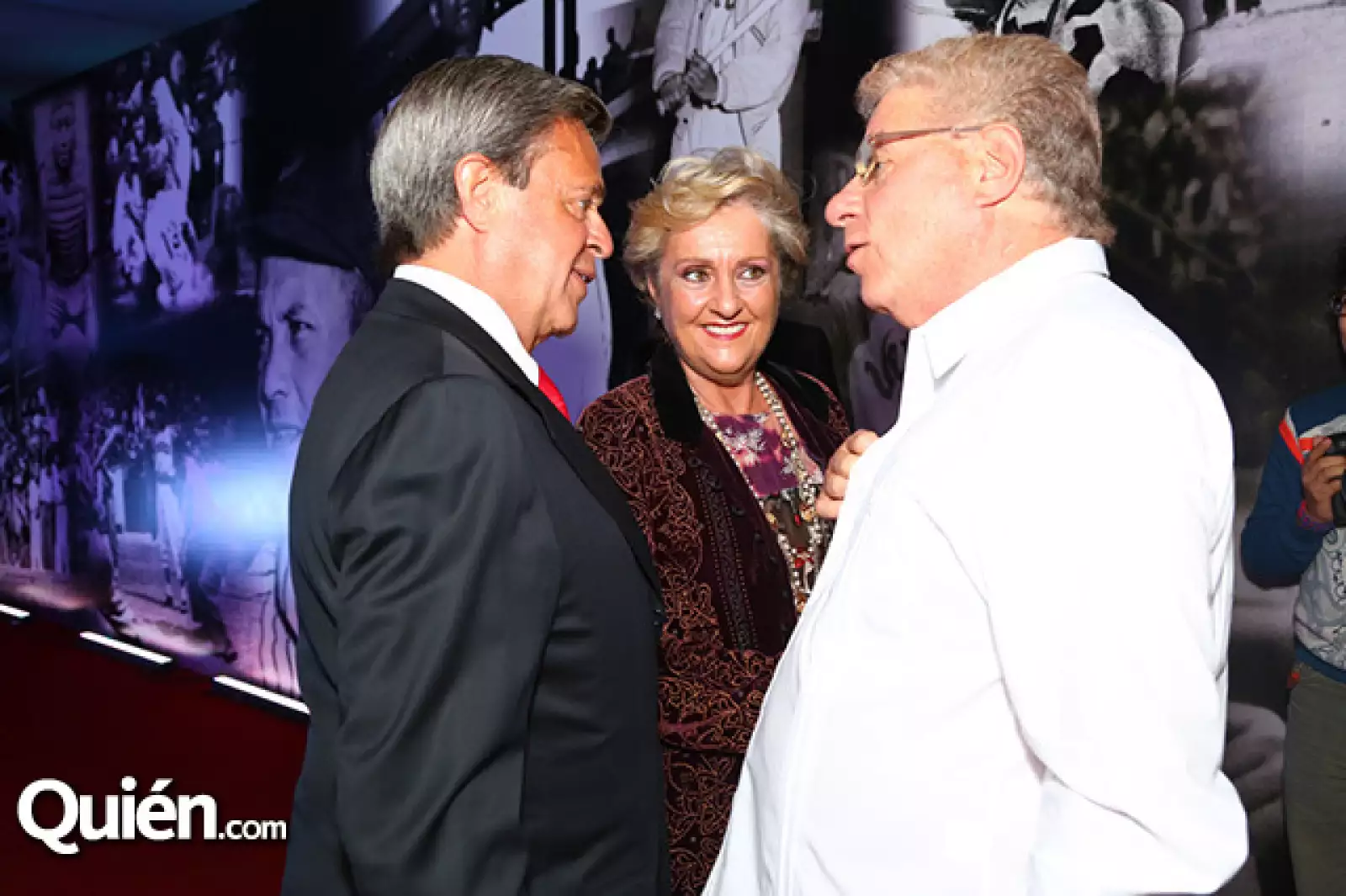 Carlos Peralta, Cynthia y Carlos Alazraki