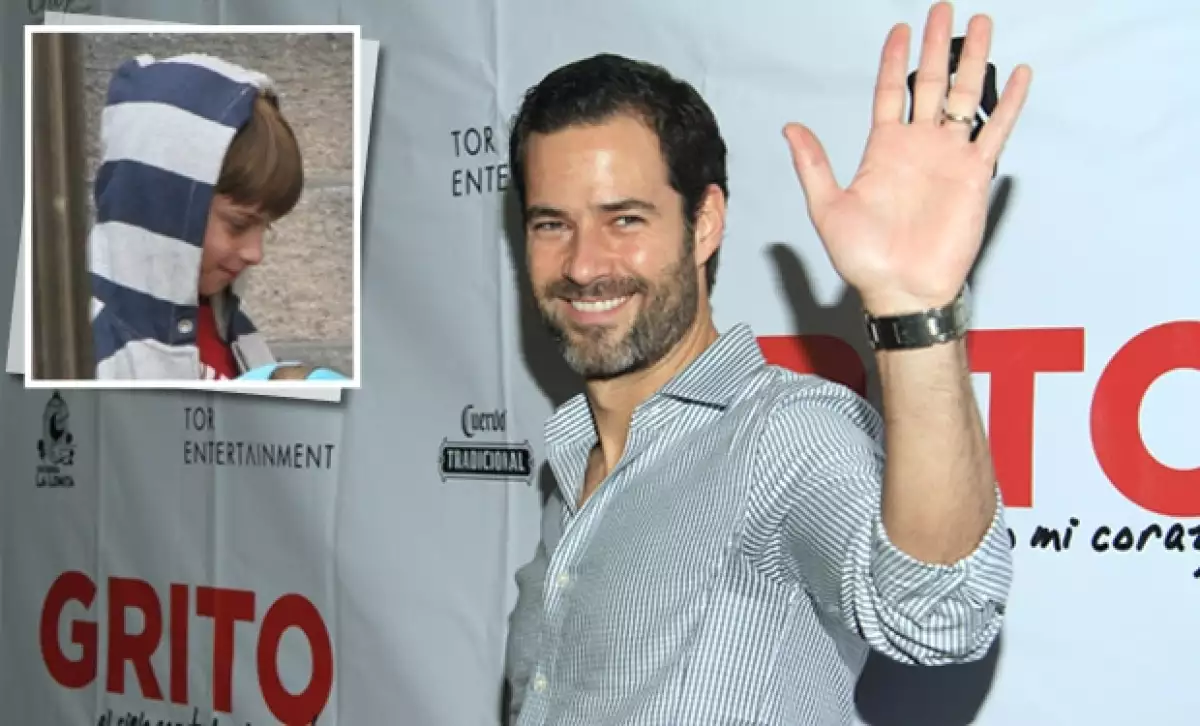 El esposo de Ludwika Paleta asistió al estreno de la obra “Grito al cielo con todo mi corazón” que ella protagoniza y habló de cómo se lleva con su hijo y de sus deseos de convertirse en papá.