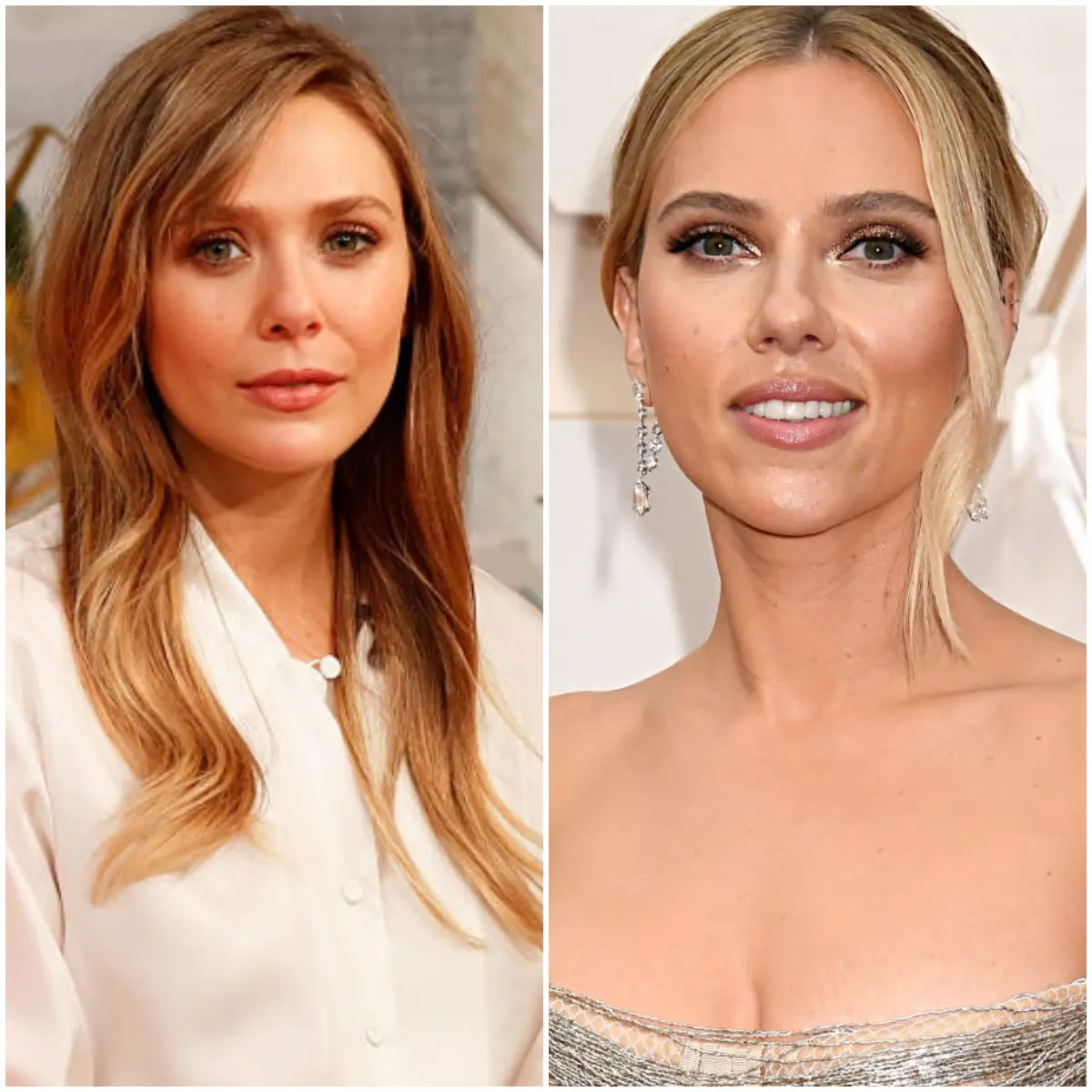 Elizabeth Olsen y Scarlett Johansson