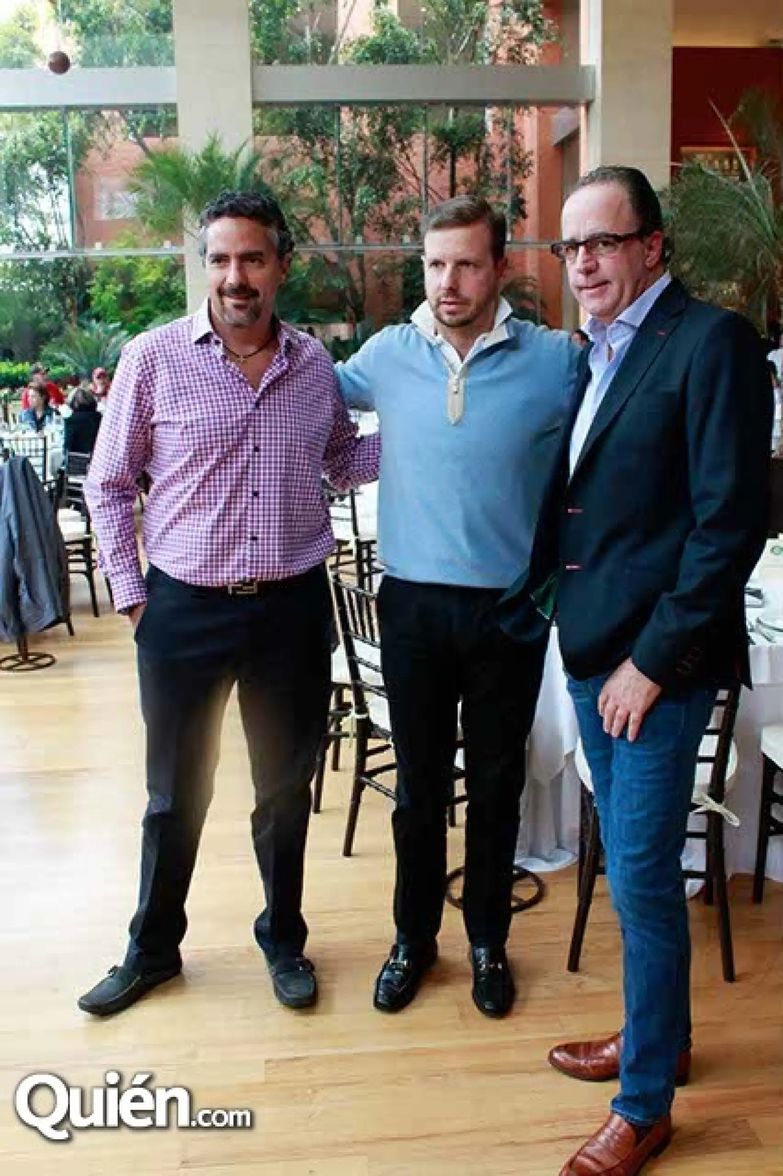 Jaime Fernández,Santiago Casanueva y Luis Peyrelongue