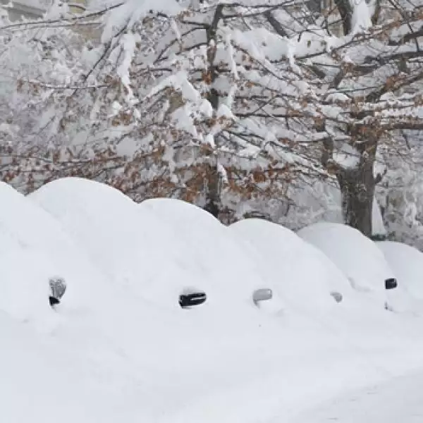 Nevadas en el noreste de EU
