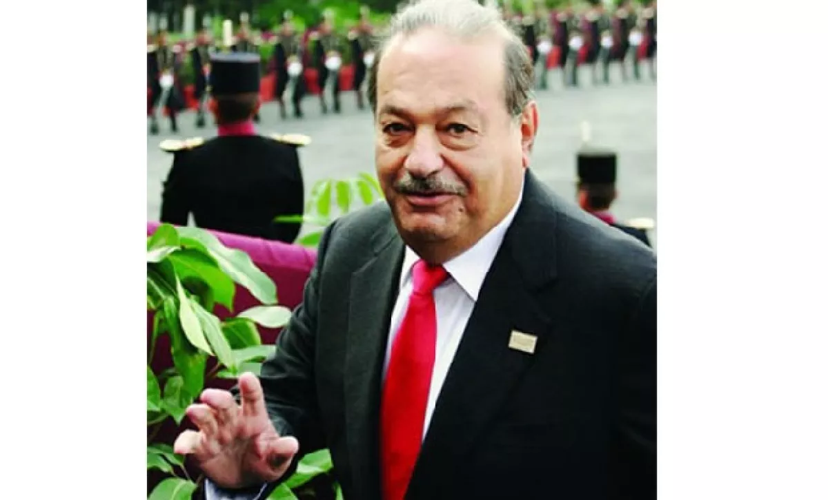 Carlos Slim es sencillo apesar de su fortuna.