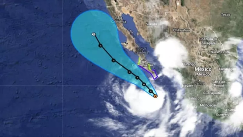 Norbert trayectoria clima