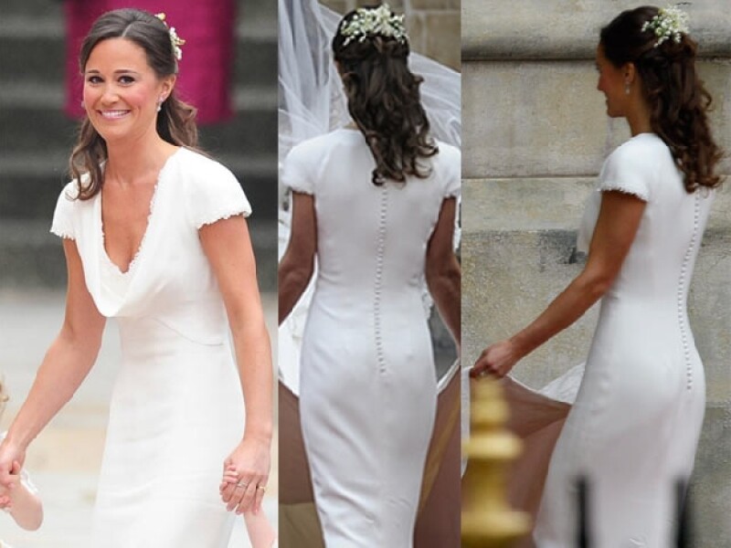 El día de la boda de su hermana, Pippa robó miradas.