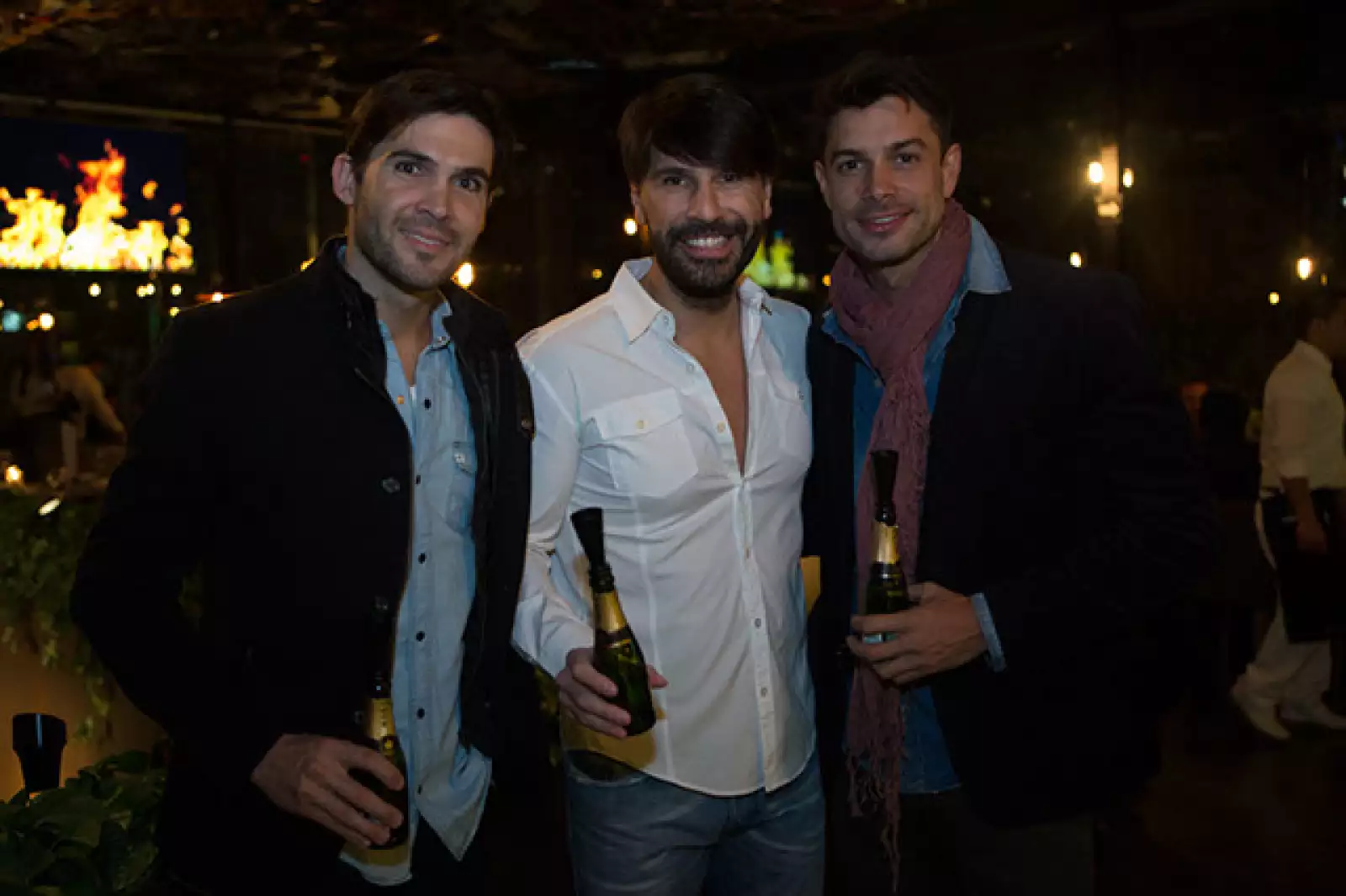 Luciano Montovani,Juan Moreiras y Mariano Mazzini