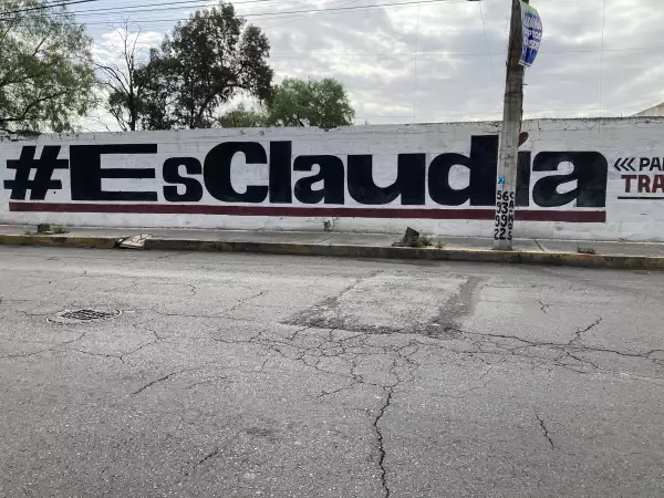 Barda EsClaudia en la CDMX