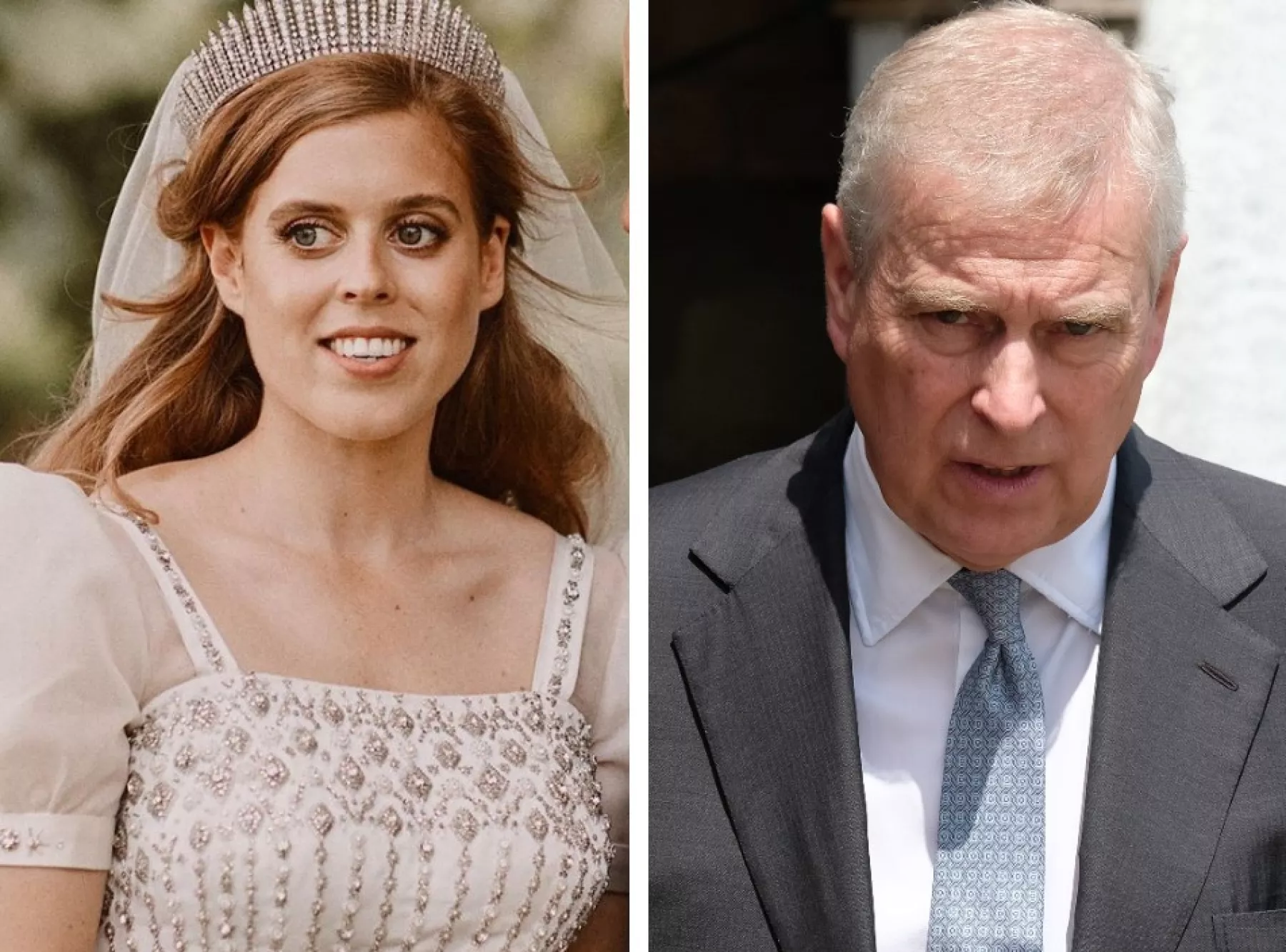 Princesa Beatriz y el príncipe Andrés