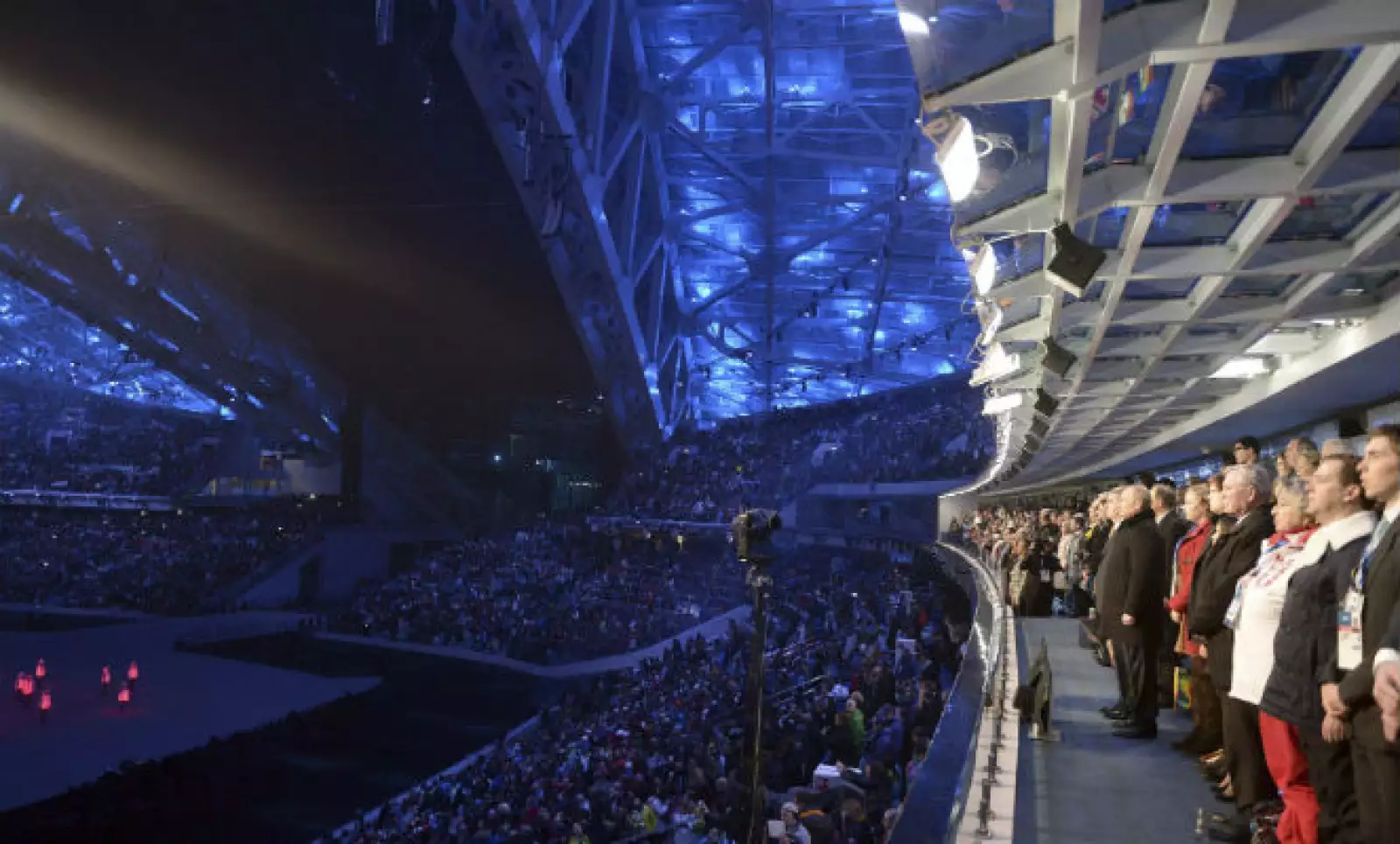 El presidente de Rusia, Vladimir Putin, fue el encargado de inaugurar oficialmente los Juegos Olímpicos de Invierno.