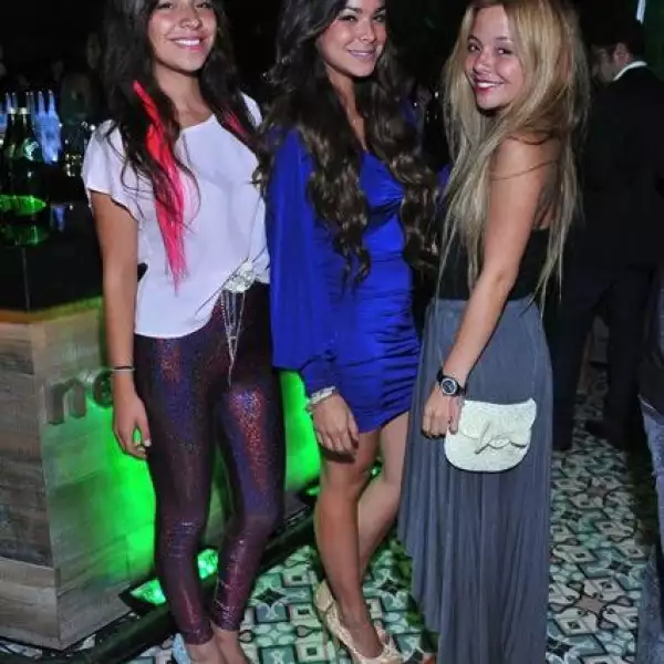 Paola Wong,Cuca Díaz y Pamela Wong