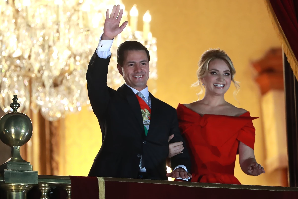 Angélica Rivera y Enrique Peña Nieto