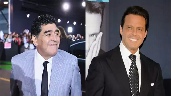 Maradona y Luis Miguel