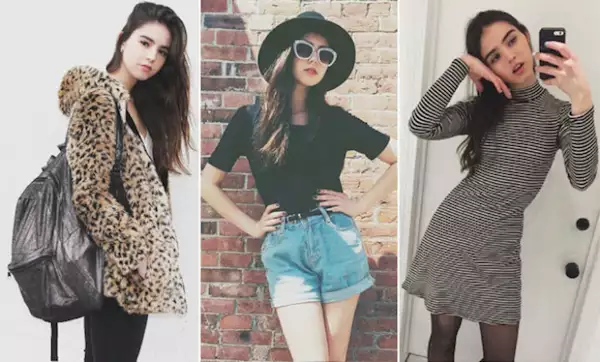 Así como su madre, María comparte su gusto por la moda.