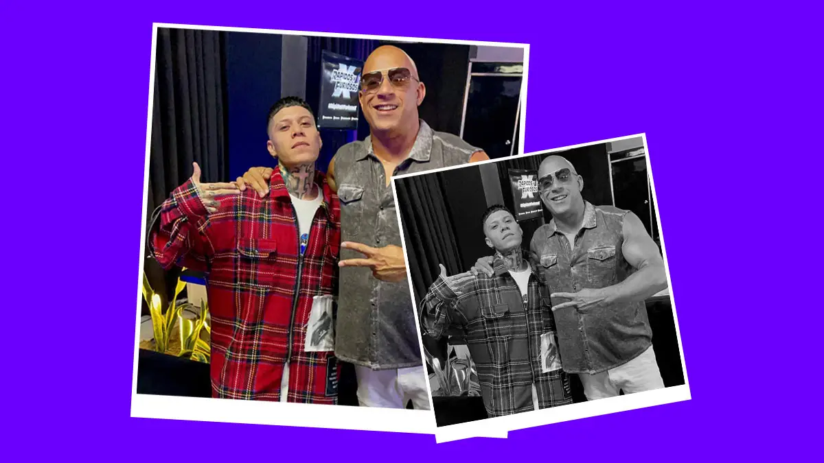 Santa Fe Klan y Vin Diesel en la CDMX. 
