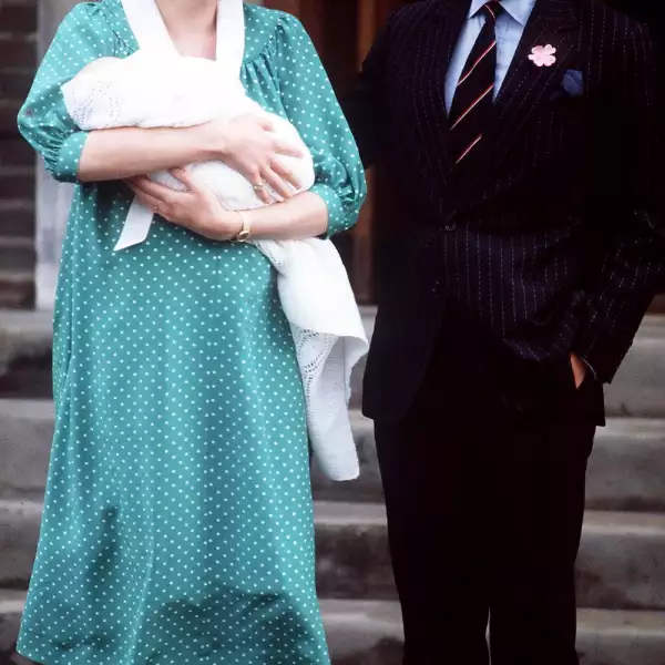 Birth of Prince William, Lindo Wing, St Mary's Hospital, London, UK - 1982