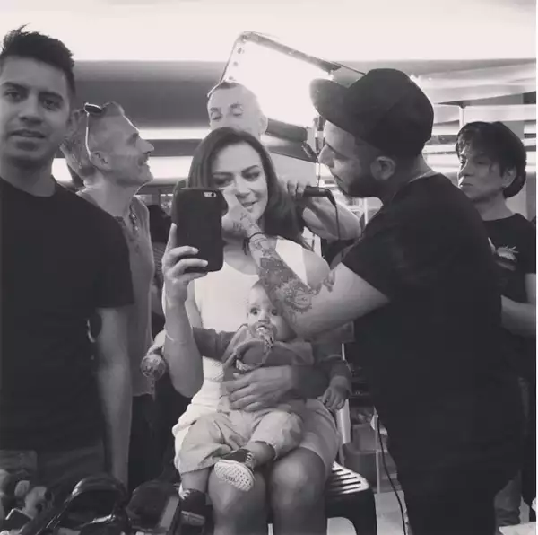 Silvia siempre ha tratado de incluir a su hijo en su vida profesional.