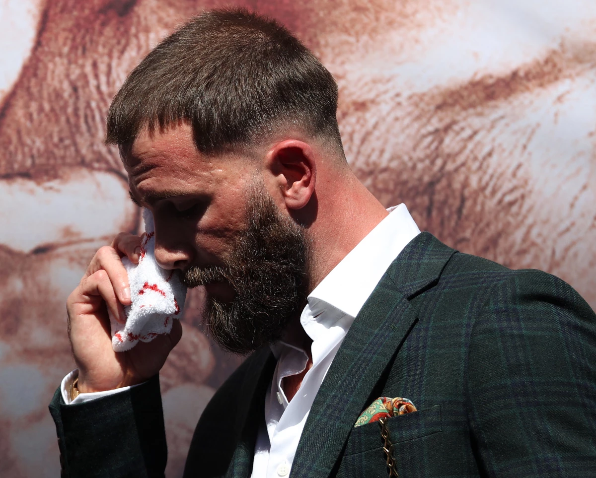 Canelo Alvarez v Caleb Plant - Press Conference