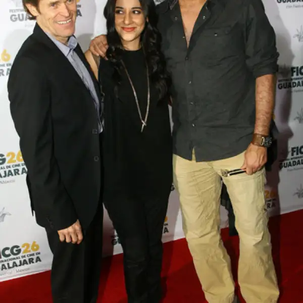 Willem Dafoe, Giada Colagrande y Guillermo Arriaga