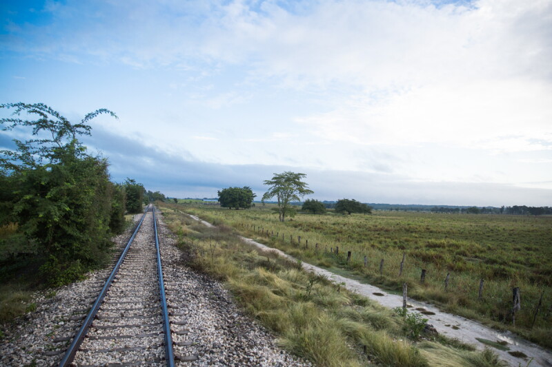 Así luce hoy la zona donde se construirá la Estación Escárcega