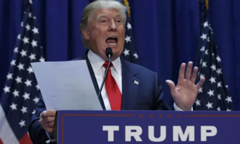 Donald Trump causó polémica con el discurso que pronunció al postularse como candidato a la Casa Blanca. (Foto: Reuters )