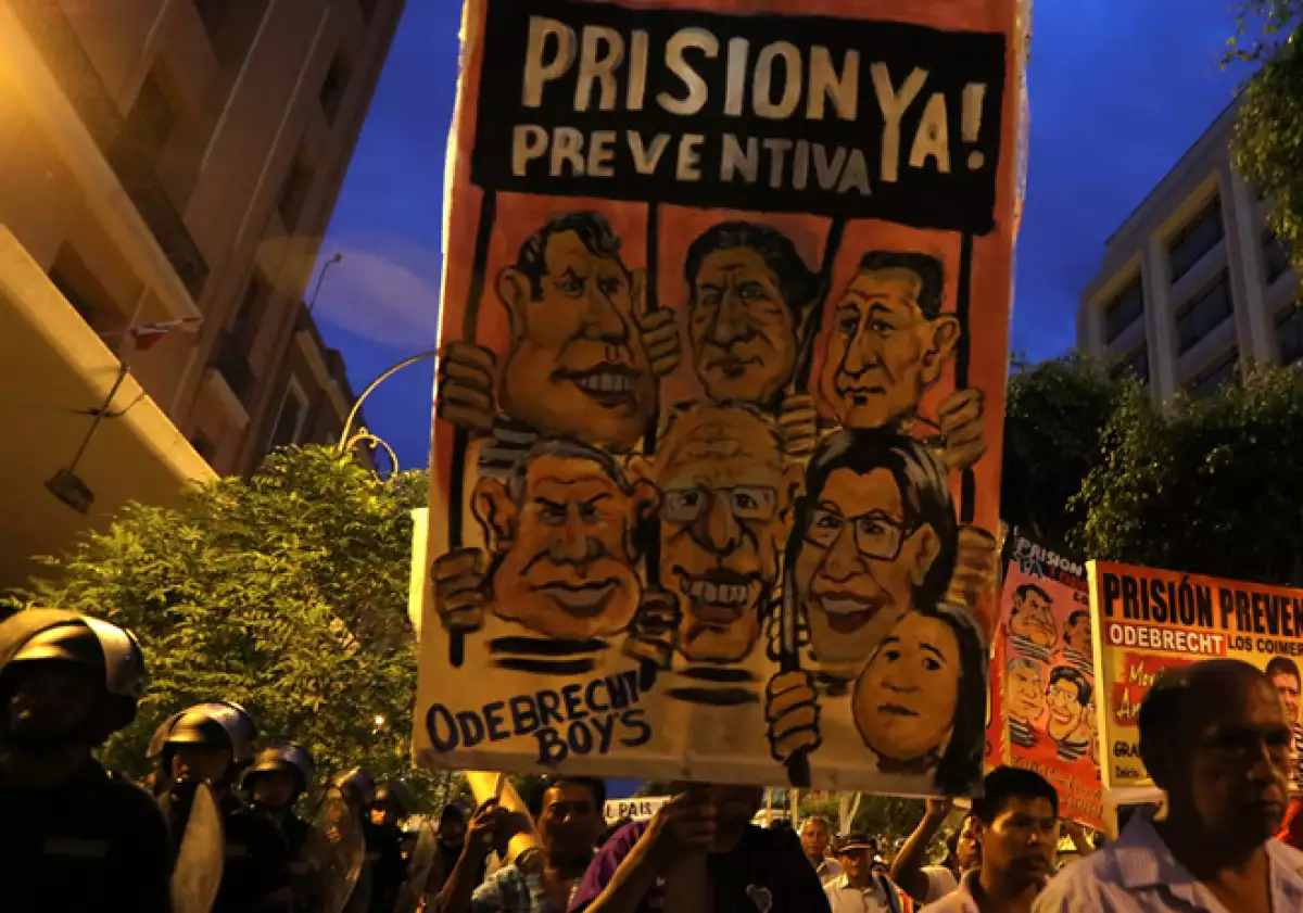 odebrecht protestas en lima