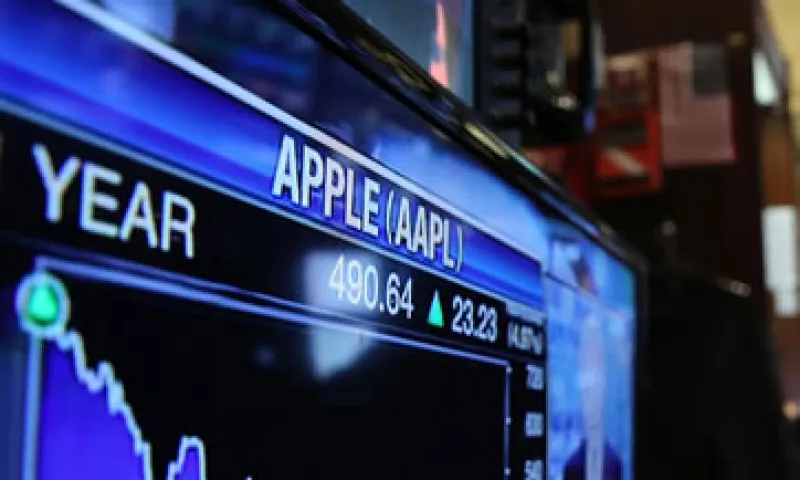 Apple cotiza en el Nasdaq. (Foto: Getty Images)