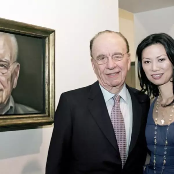 Murdoch y su tercera esposa