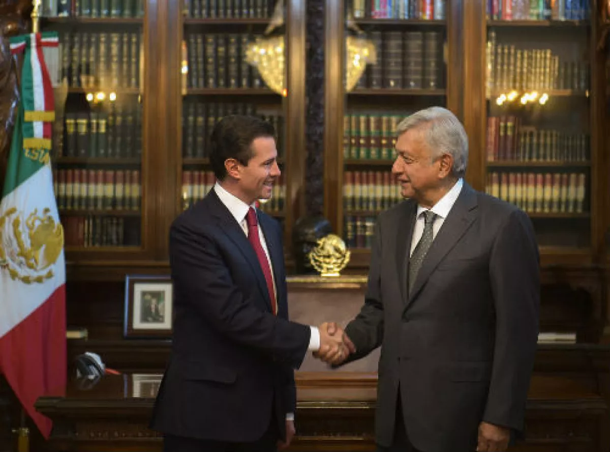 Reuni�n de Enrique Pe�a Nieto con Andr�s Manuel L�pez Obrador