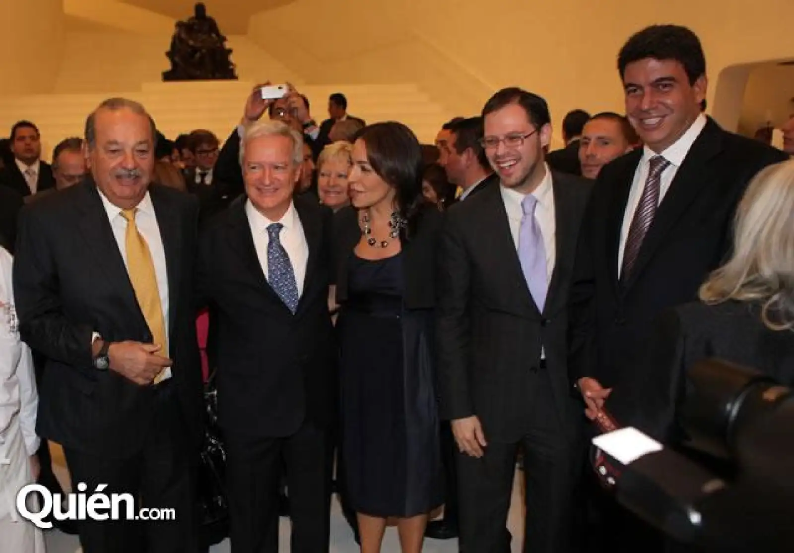 Carlos Slim,Daniel Parfait,Cristina Pineda,Arturo Elías Ayub,Cristina Pineda