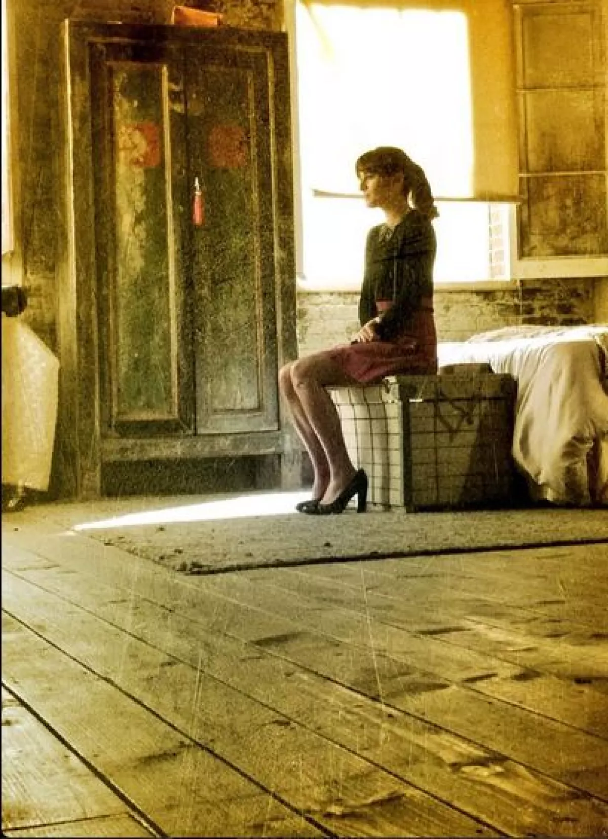 Lea regresó esta semana a las grabaciones de la serie Glee intentando retomar su vida normal, pero la ausencia de su novio no la suelta.