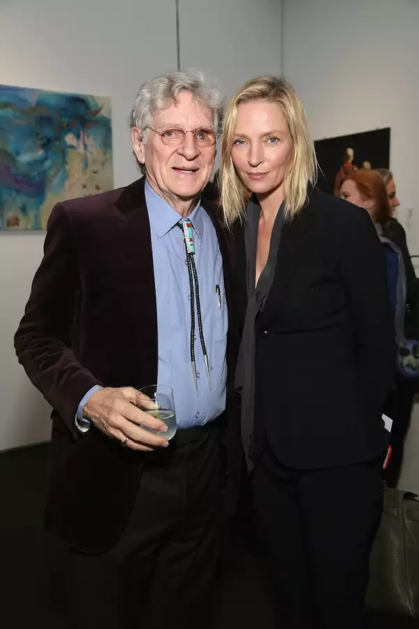 Robert Thurman y Uma Thurman