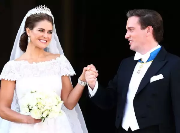 El enlace se llevó a cabo en la Capilla Real del Palacio de Estocolmo en junio de 2013.