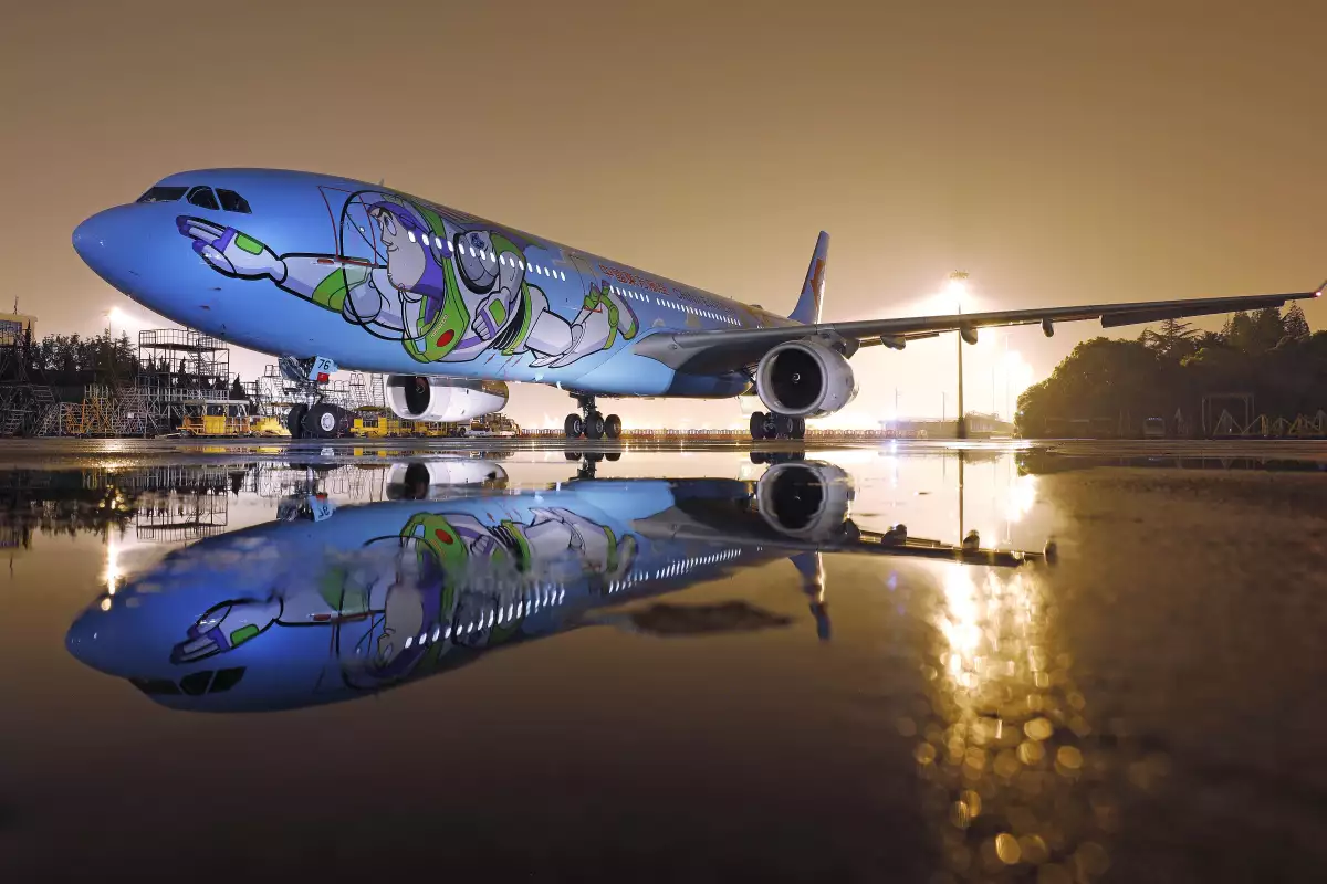 Avión de Disney Pixar
