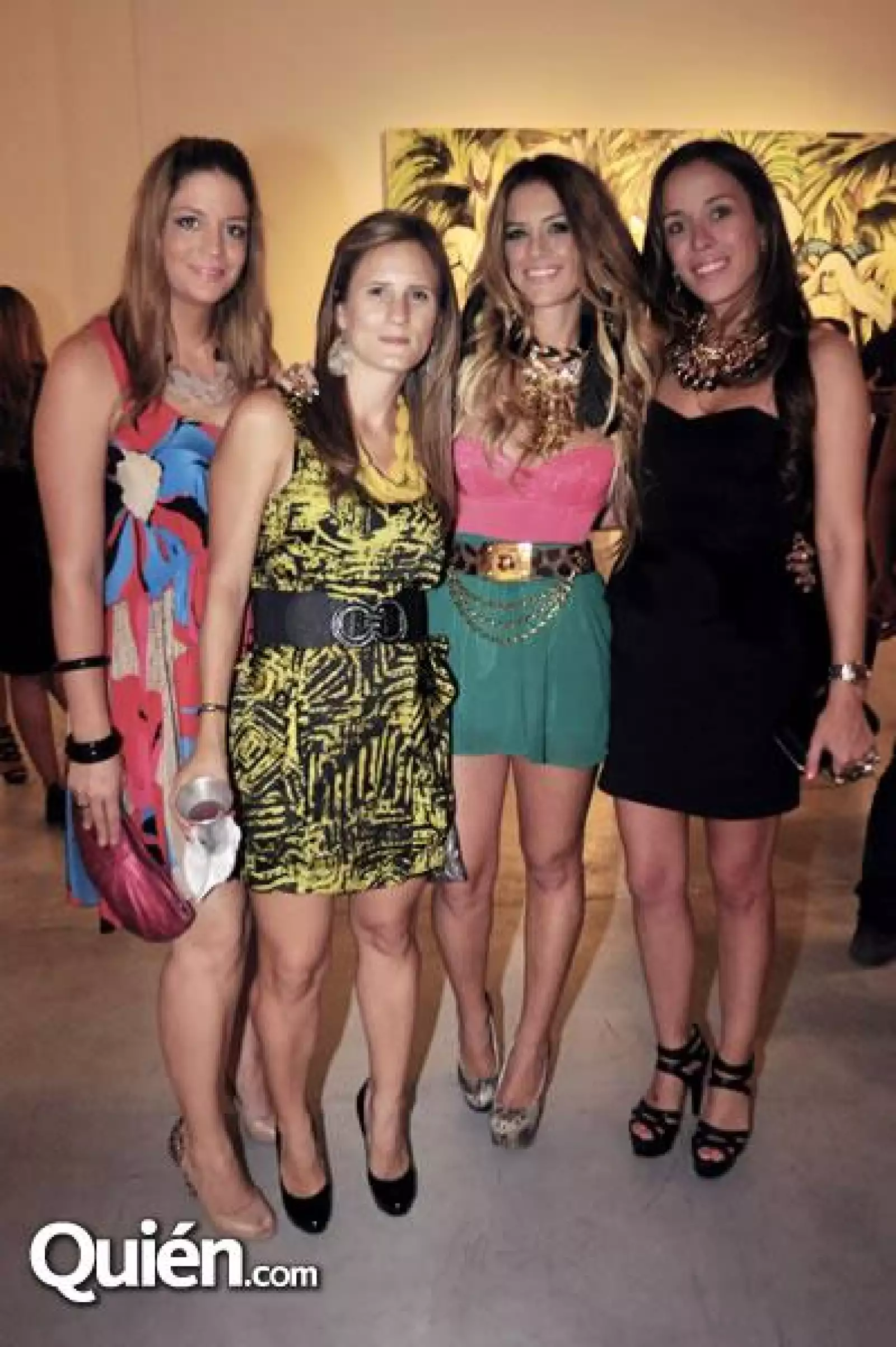 Bárbara Lobeira de Rodríguez,Sofía Garza,Gretel Joffroy y Roberta Lobeira