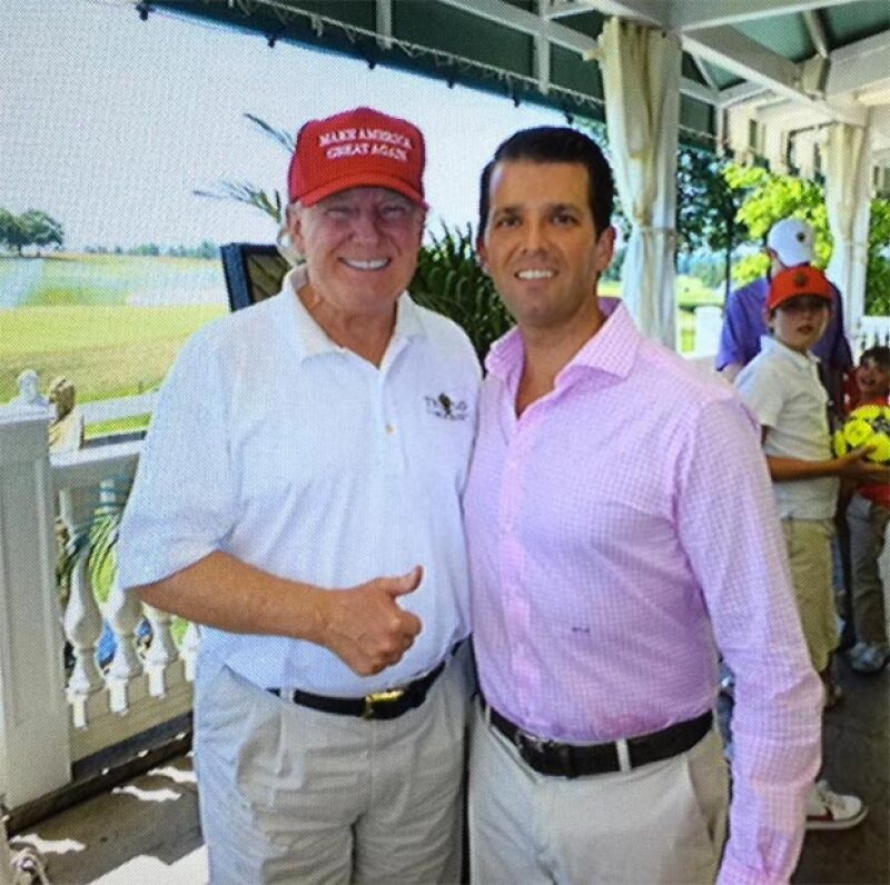 Donald Trump y Donald Trump Jr.