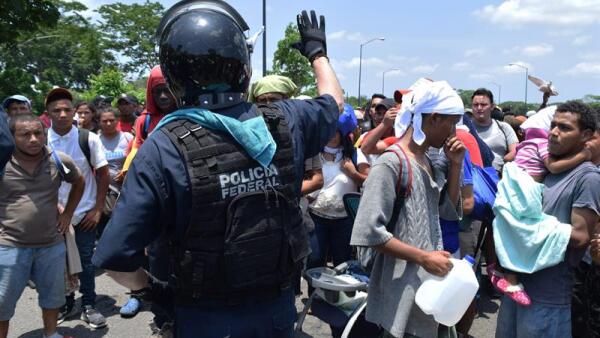 policía federal operativo migrantes