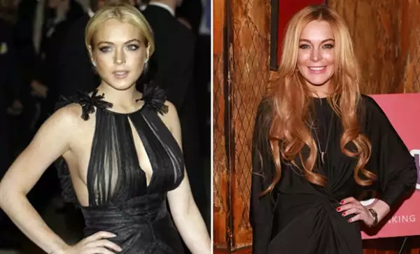 El físico de Lindsay pagó caro el precio de su vida de excesos.