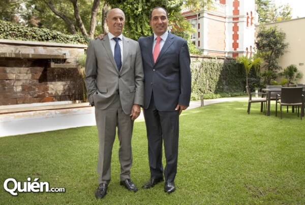 Héctor Aréchiga Ganem y Manuel Papayanopulos, socios del lugar.
