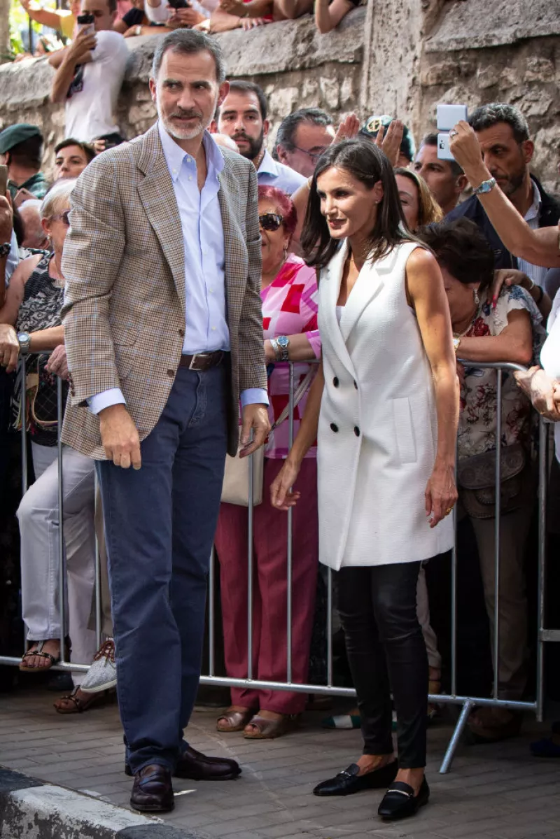 Reina Letizia de España y Rey de Felipe de España VI