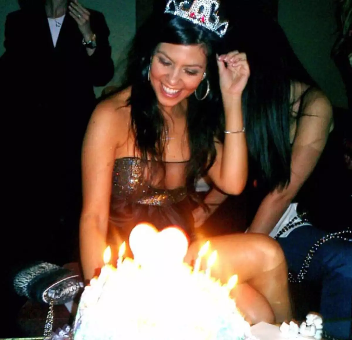 Con un throwback es como Kourtney recordó su cumpleaños 26.