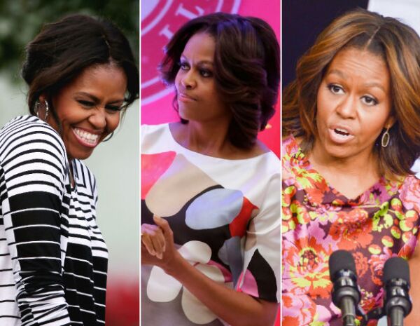 Michelle se atreve a llevar todo tipo de estampados y sus elecciones son acertadas.
