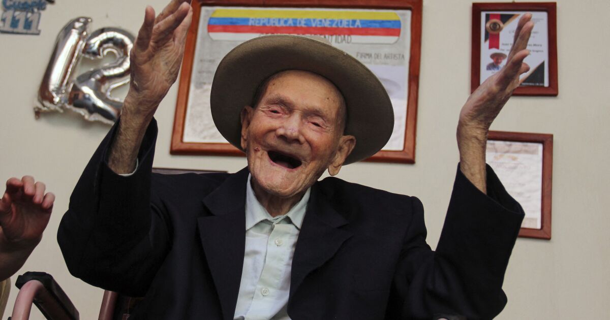 The oldest man in the world is Venezuelan, at 112 years old The oldest man in the world is Venezuelan, at 112 years old